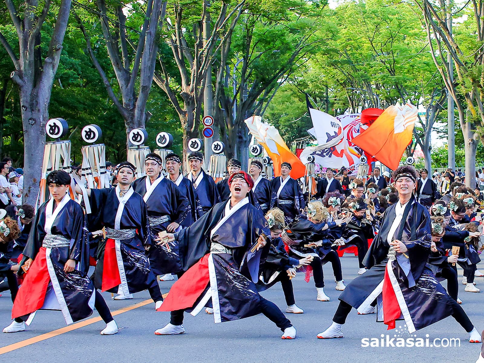 彩夏祭公園通り北演舞場